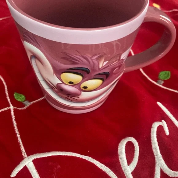 Disney | Dining | Disney Cheshire Cat Striped Mug | Poshmark